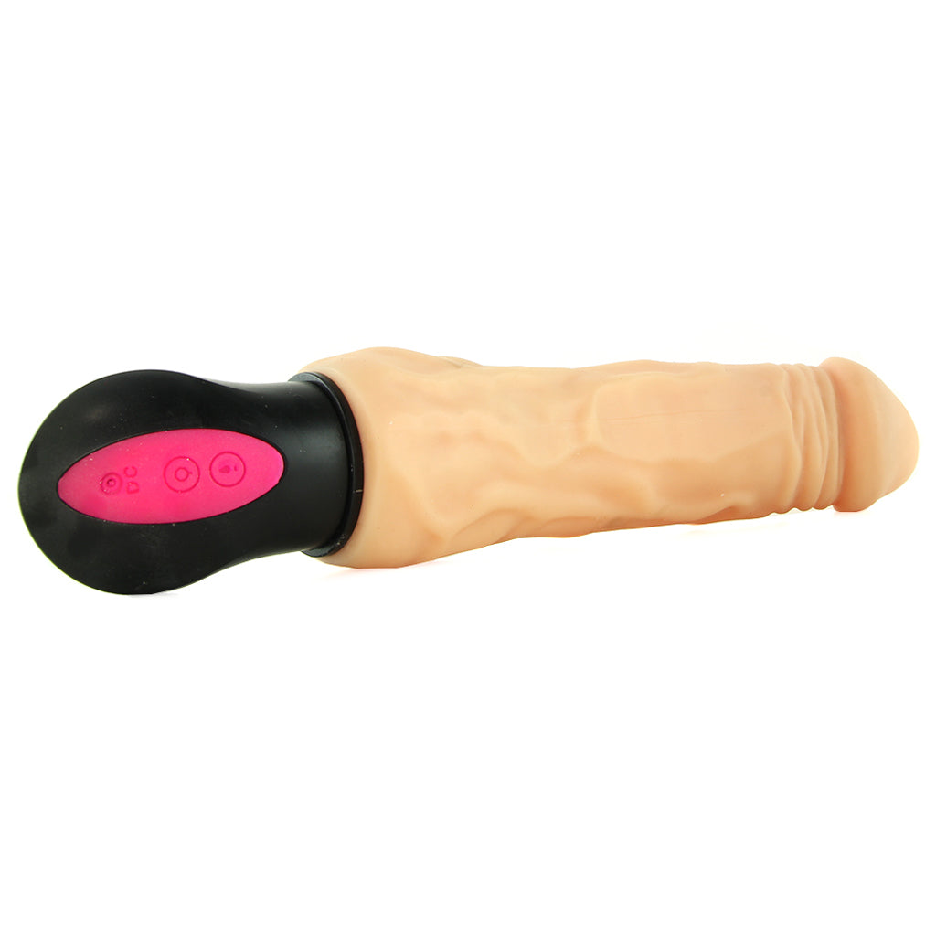 Natural Realskin 8 Inch Hot Cock #3 Vibrators > Realistic Vibrator Dildos - Tophatter Daily Deals