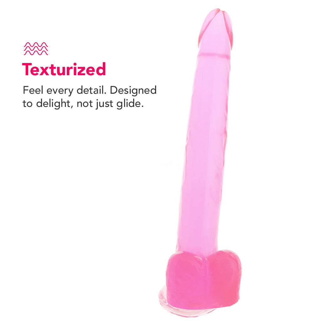 Size Queen 12 Inch Jelly Dildo in Pink Dildo Sex Toys > Realistic Dildos - Tophatter Daily Deals