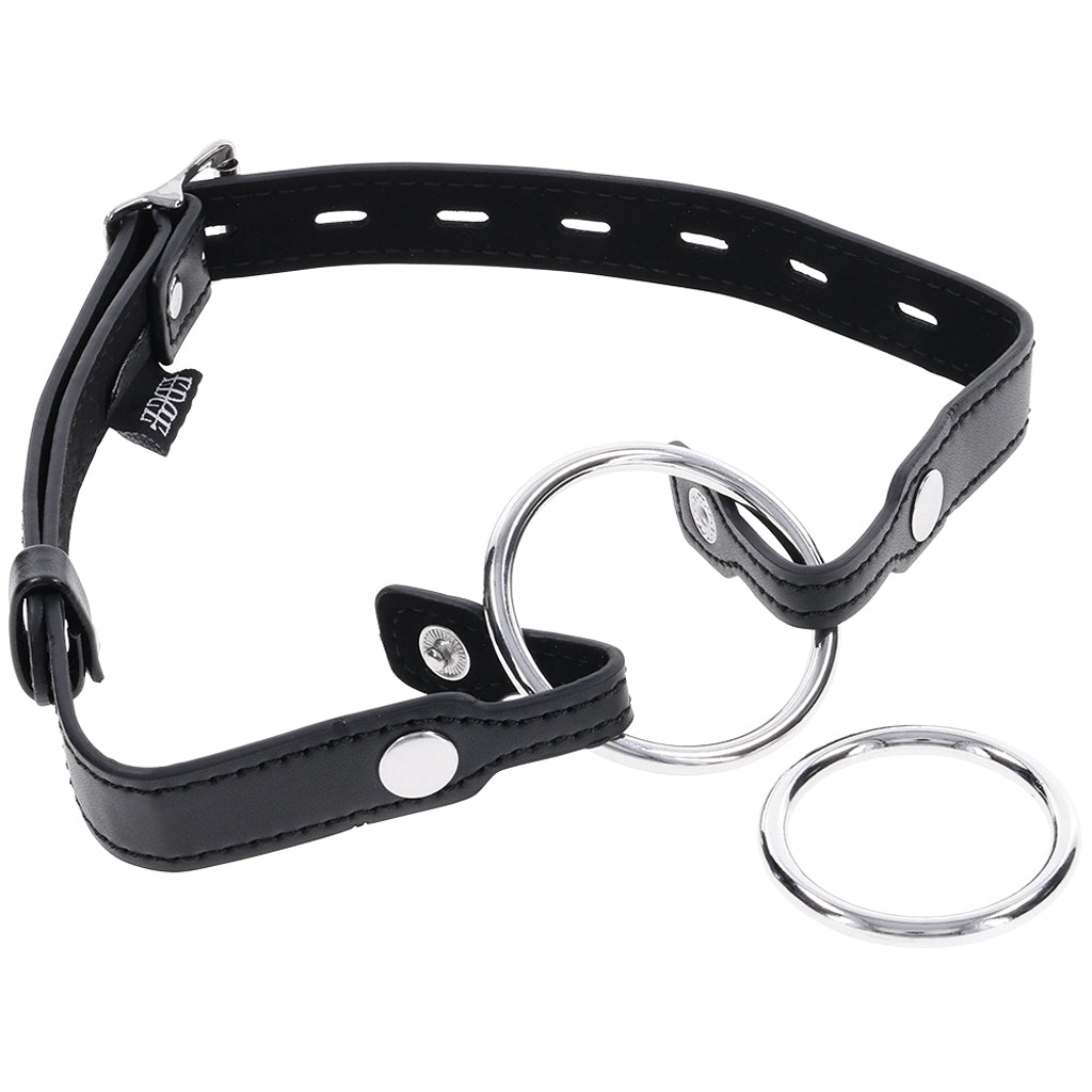 Edge Interchangable Ring Gag - Tophatter's Adult Sex Toys Online Bondage and Fetish > Ball Gags & Mouth Restraints - Tophatter Daily Deals