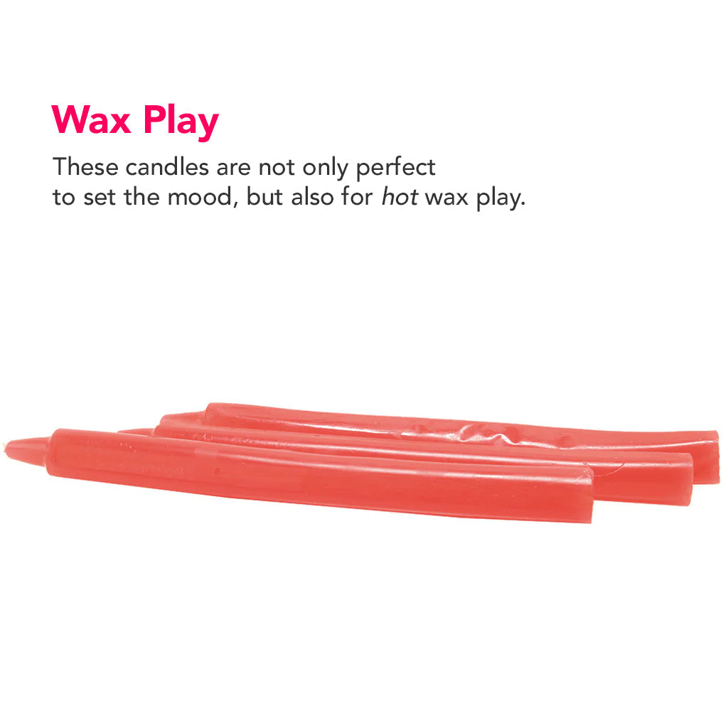 Master Series Fire Sticks Drip Candle Set of 3 in Red Bondage and Fetish > Tools & Accessories - Tophatter Daily Deals