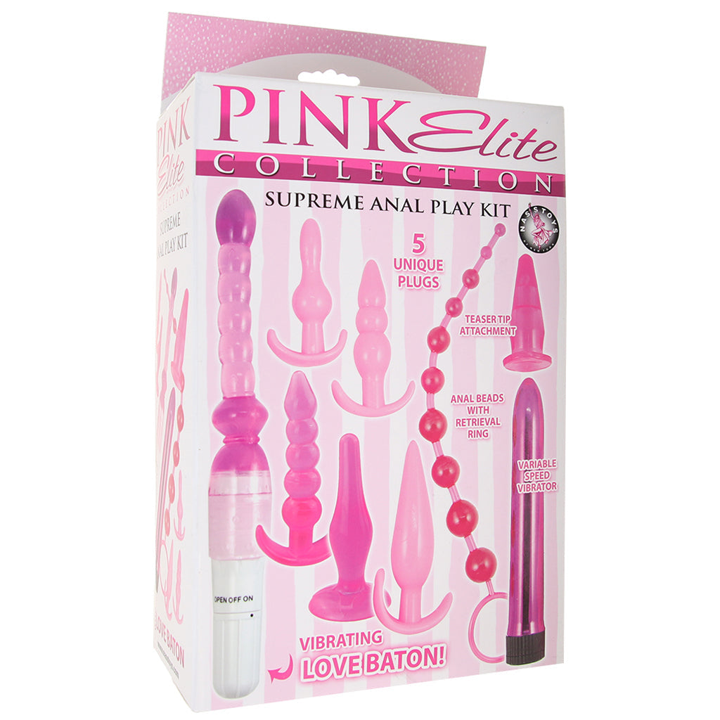 Pink Elite Supreme Anal Play Kit Anal Sex Toys > Anal Starter Toys - Tophatter Daily Deals