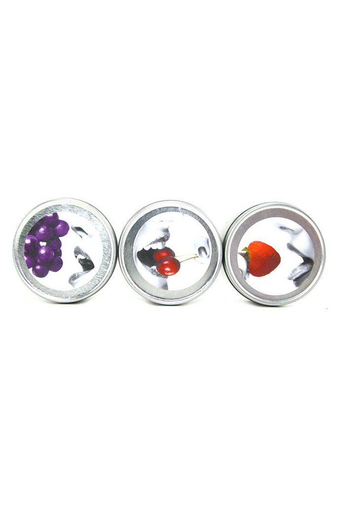 3-in-1 Candle Trio Gift Bag 2oz/60g in Fruit Mix - Tophatter's Adult Products Sensual Love > Massage - Tophatter Daily Deals