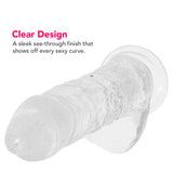 Naturally Yours 6 Inch Crystalline Dildo in Clear Dildo Sex Toys > Realistic Dildos - Tophatter Daily Deals