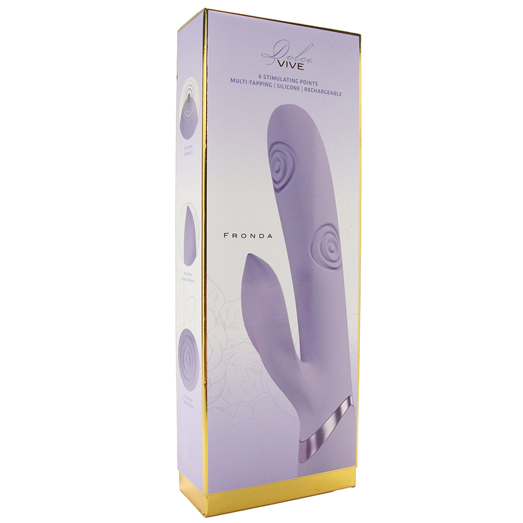 Dolce Vive Fronda Tapping Leaf Rabbit Vibe - Tophatter's Adult Sex Toys Online Vibrators > Rabbit Vibrators - Tophatter Daily Deals