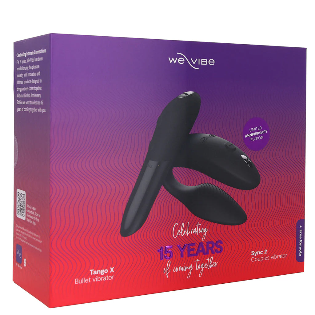 We-Vibe Sync 2 and Tango X Anniversary Edition Set Vibrators > G-Spot Vibrators - Tophatter Daily Deals
