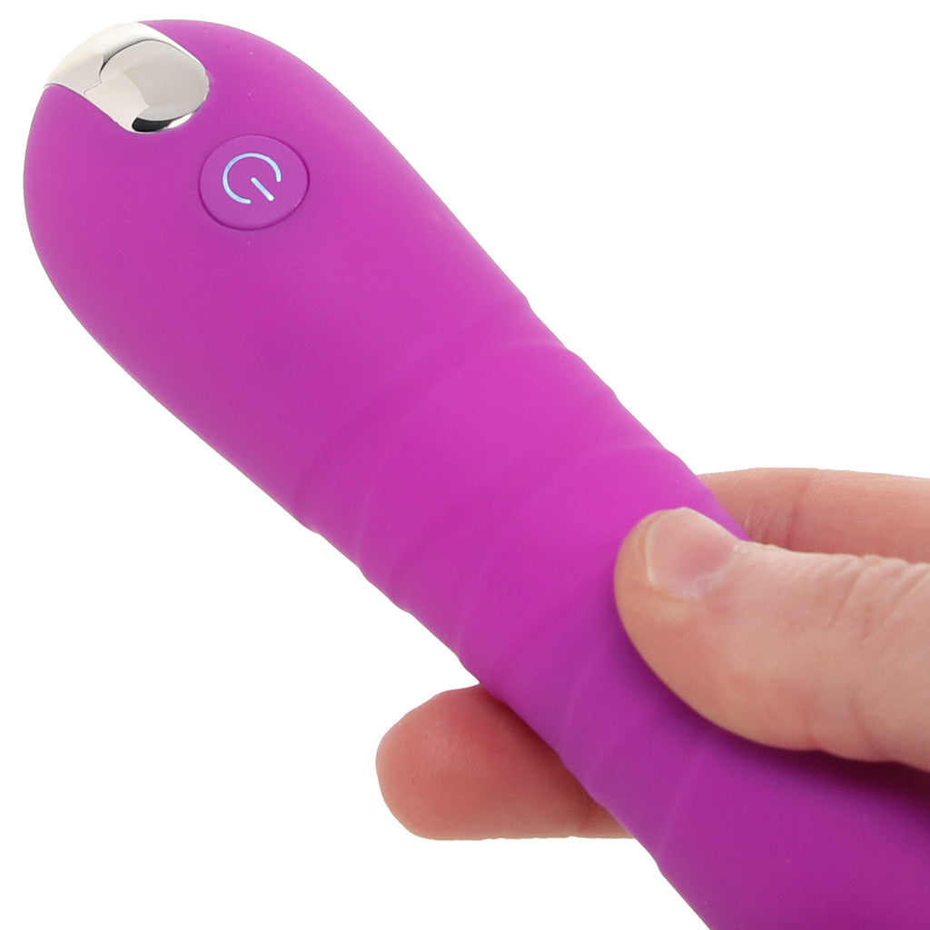 Bang! Thrusting Silicone Vibe in Purple Vibrators > G-Spot Vibrators - Tophatter Daily Deals