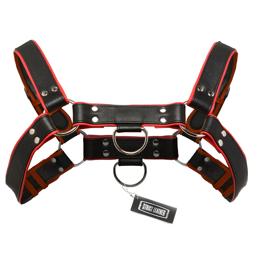 Strict Leather English Bulldog Harness - Tophatter's Adult Sex Toys Online Bondage and Fetish > Men's Bondage Wear - Tophatter Daily Deals