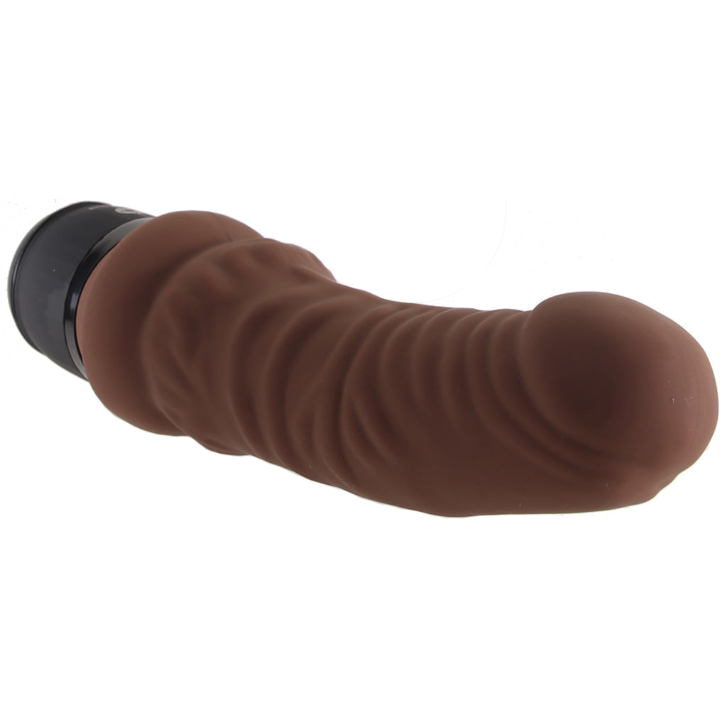 PowerCock 6 Inch Realistic Vibe in Dark Brown Vibrators > Realistic Vibrator Dildos - Tophatter Daily Deals