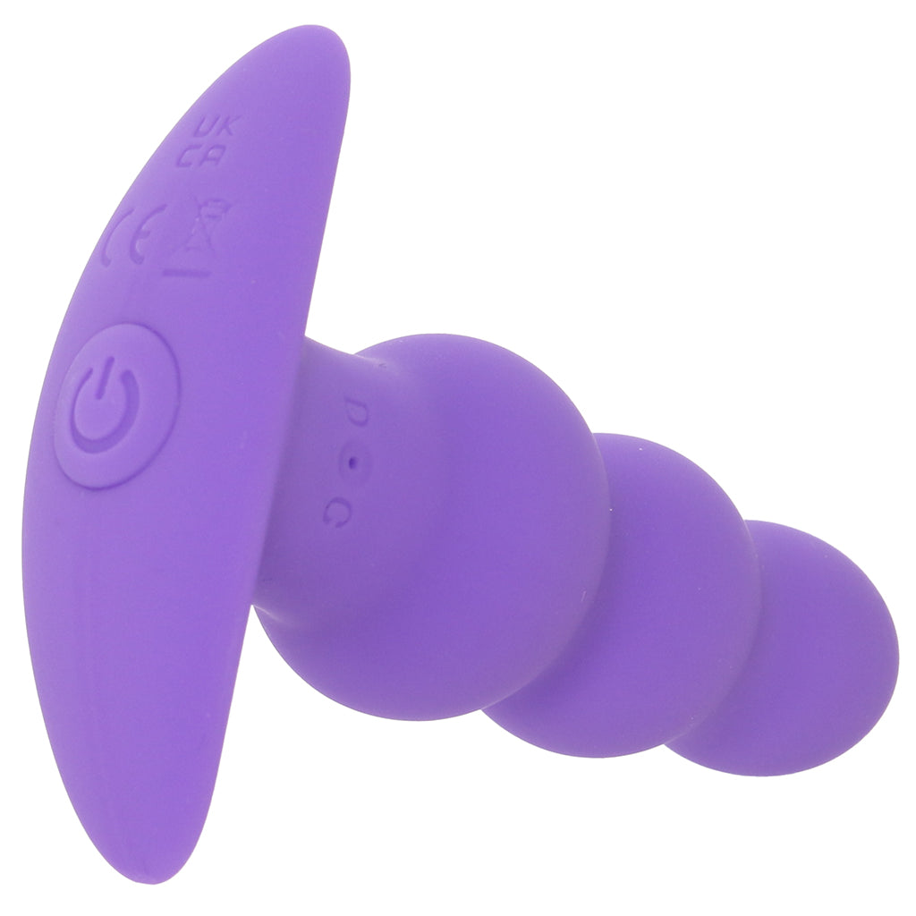 Basic Essentials Vibrating Beaded Anal Probe - Tophatter's Vibrator Deals Online Anal Sex Toys > Butt Plugs - Tophatter Daily Deals