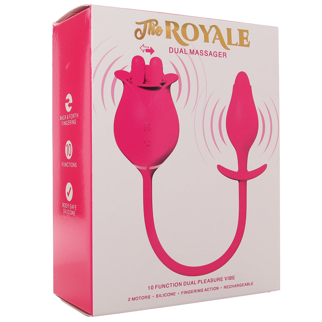 The Royale Dual Massager Vibrators > Clitoral Stimulators - Tophatter Daily Deals
