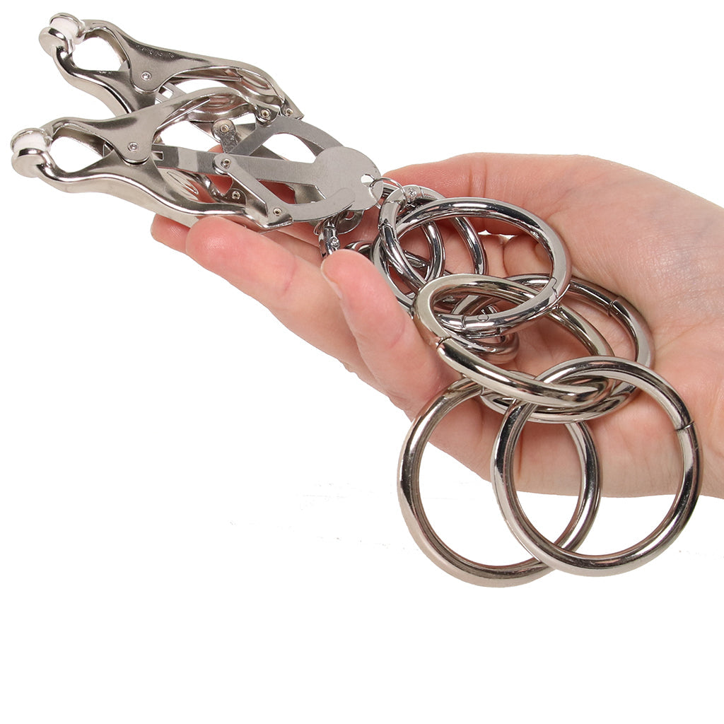 Edge Tuggable Clover Clamps Bondage and Fetish > Nipple Stimulators & Clamps - Tophatter Daily Deals
