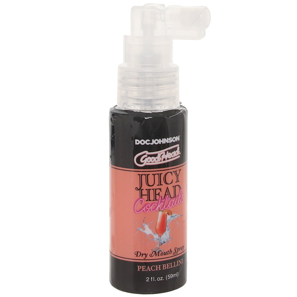 GoodHead Juicy Mouth Spray 2oz/59ml in Peach Bellini Lubes and Lotions > Flavored Sex Lubes - Tophatter Daily Deals