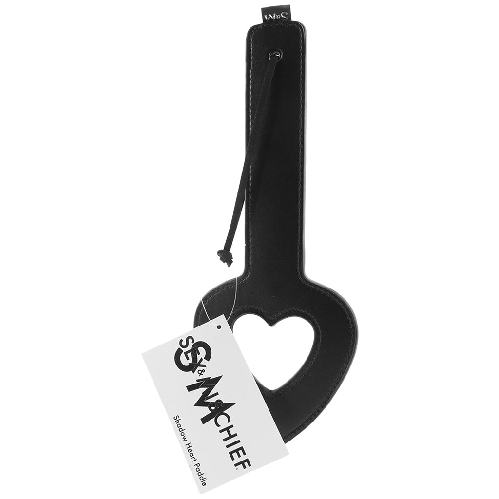 Sex & Mischief Shadow Heart Paddle - Tophatter's Adult Products Bondage and Fetish > Whips and Crops - Tophatter Daily Deals