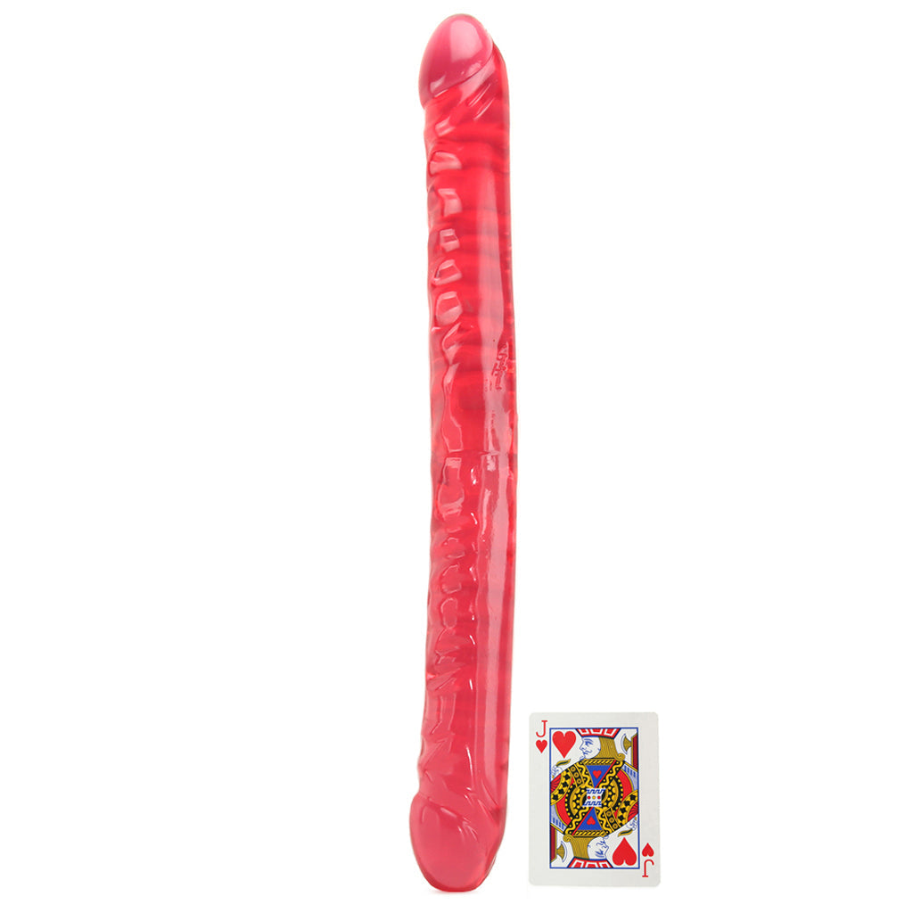 Crystal Jellies 18 Inch Double Dildo in Pink - Tophatter's Adult Products Dildo Sex Toys > Double Ended Dildos - Tophatter Daily Deals