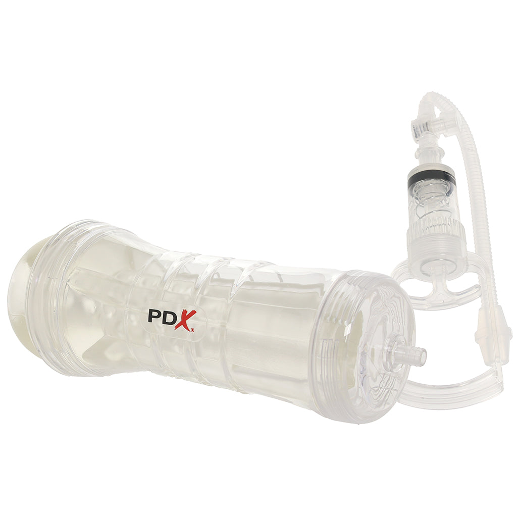 PDX Elite ViewTube Vac XXL Stroker with Hand Pump - Tophatter's Adult Sex Toys Online Male Masturbators > Discreet Masturbators - Tophatter Daily Deals