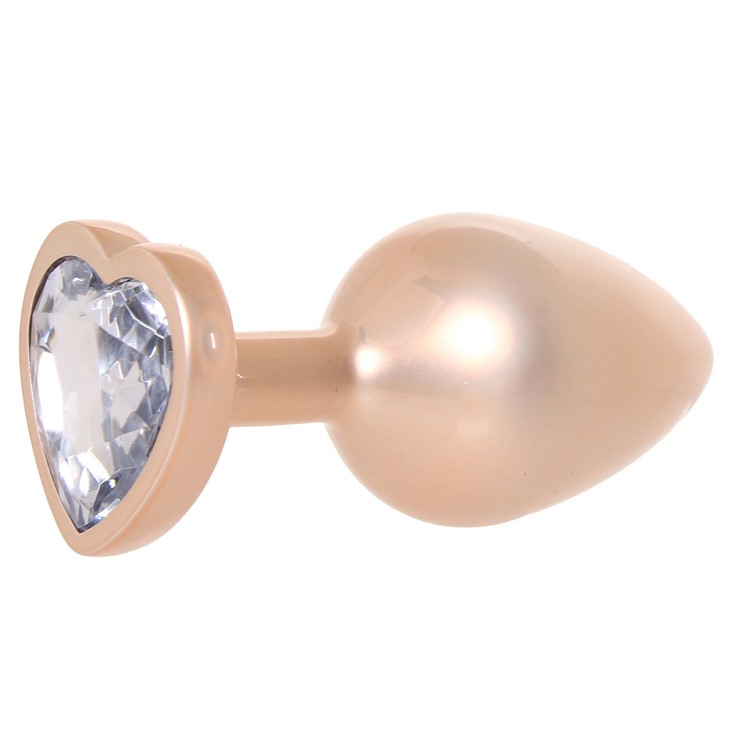 Booty Bling Gold Metal Jewelled Butt Plug in Medium Anal Sex Toys > Butt Plugs - Tophatter Daily Deals