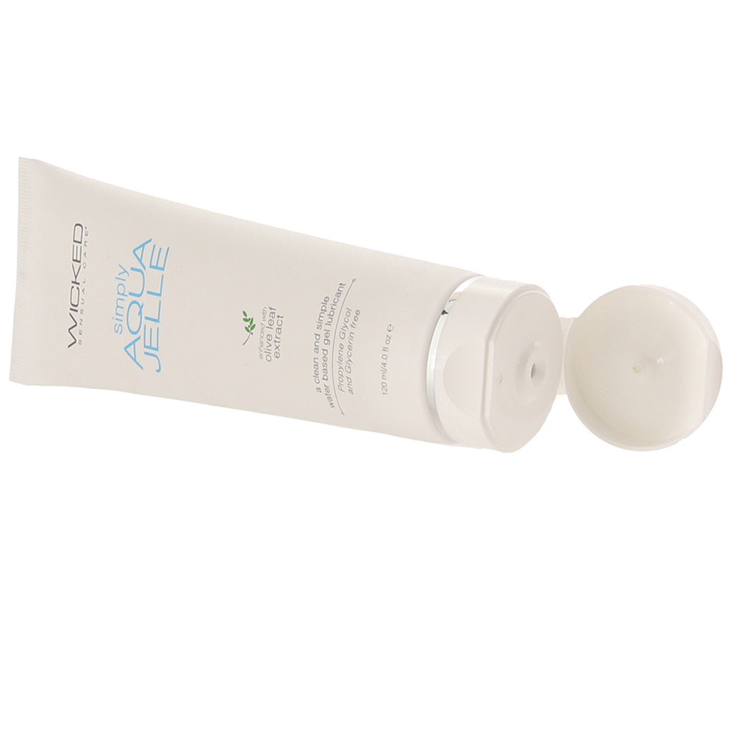 Simply Aqua Jelle Lube 4oz / 120ml - Tophatter's Adult Products Lubes and Lotions > Water Based Sex Lubes - Tophatter Daily Deals