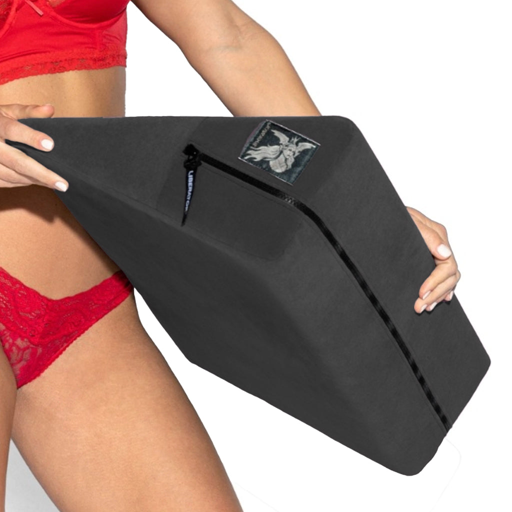 Super Wedge Sex Pillow in Black Sex Furniture > Sex Machine - Tophatter Daily Deals