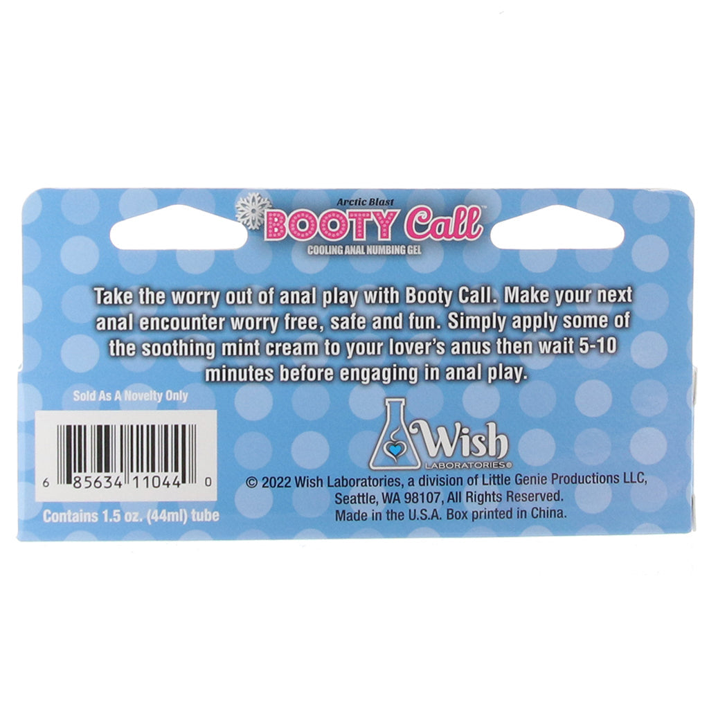Booty Call Arctic Blast Cooling Anal Numbing Gel 1.5oz Lubes and Lotions > Sexual Stimulants - Tophatter Daily Deals