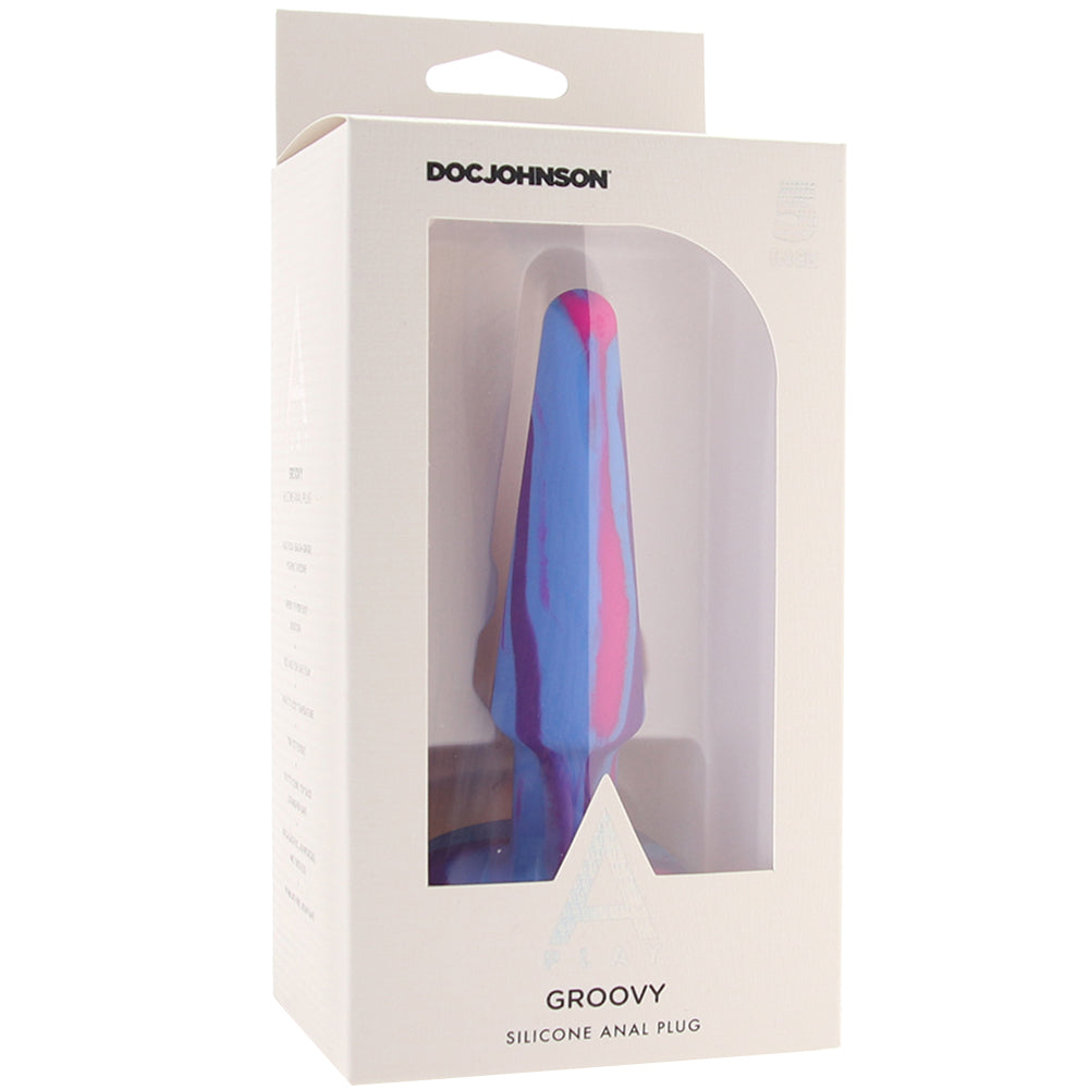 A-Play Groovy 5 Inch Anal Plug in Berry Anal Sex Toys > Butt Plugs - Tophatter Daily Deals
