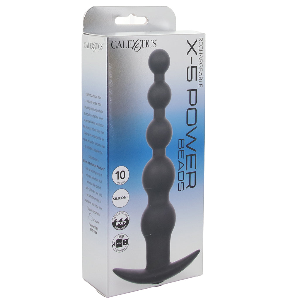 X-5 Rechargeable Power Beads Anal Sex Toys > Anal Beads - Tophatter Daily Deals