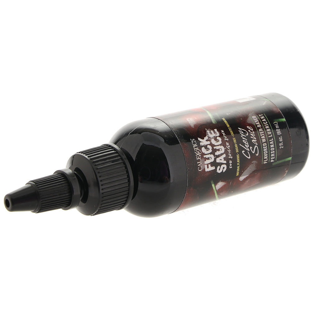 F**k Sauce Water Based Lube 2oz/60ml in Cherry - Tophatter's Adult Products Lubes and Lotions > Flavored Sex Lubes - Tophatter Daily Deals