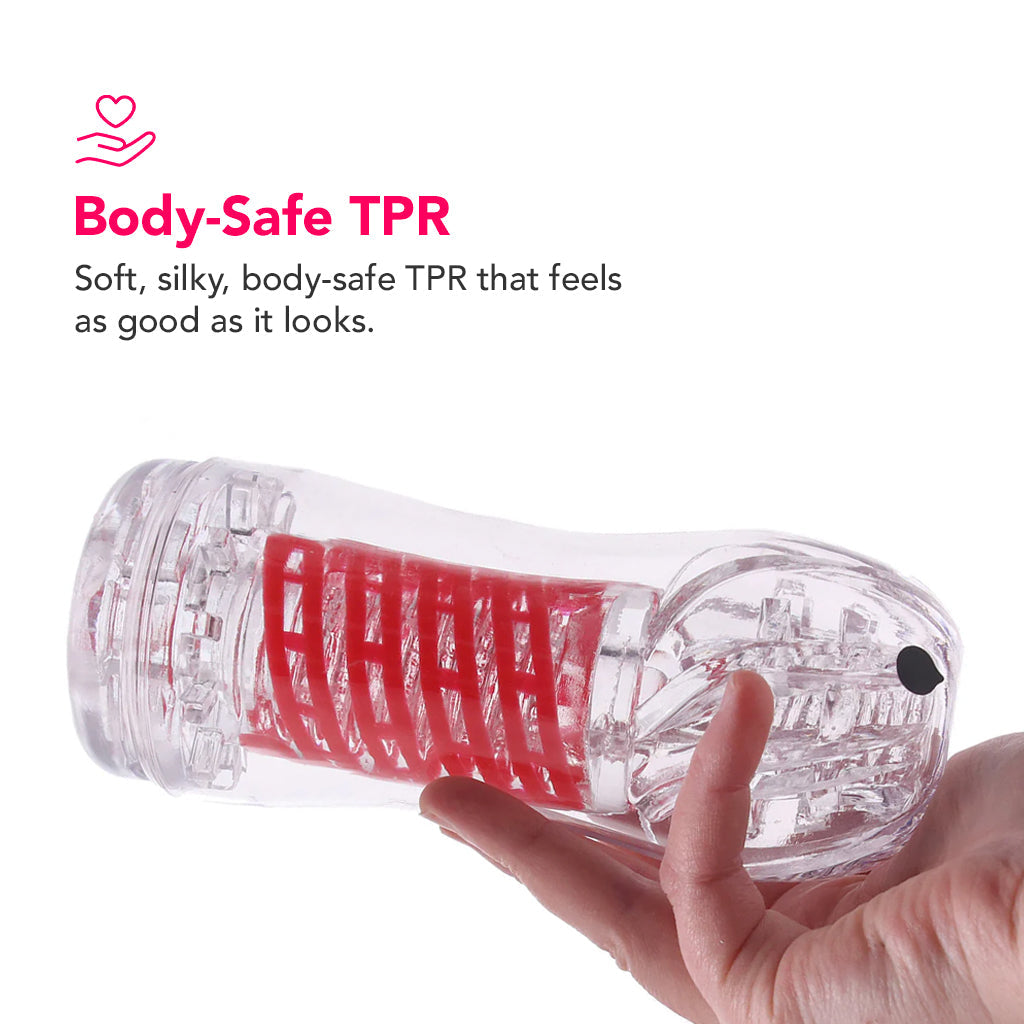 PDX Elite ViewTube 2 See-Thru Stroker Male Masturbators > Discreet Masturbators - Tophatter Daily Deals