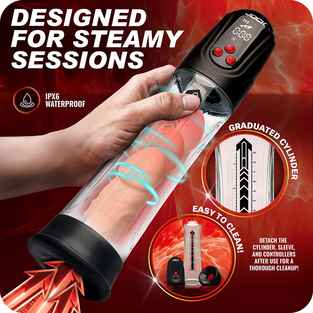 Jock Power Up Digital Automatic Penis Pump Male Enhancement > Penis Pumps - Tophatter Daily Deals