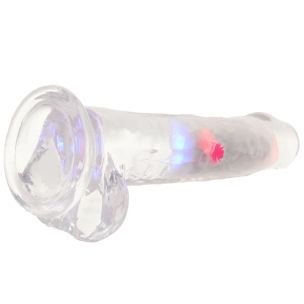 RealRock 6 Inch Light Up Vibrating Ballsy Dildo Vibrators > Realistic Vibrator Dildos - Tophatter Daily Deals