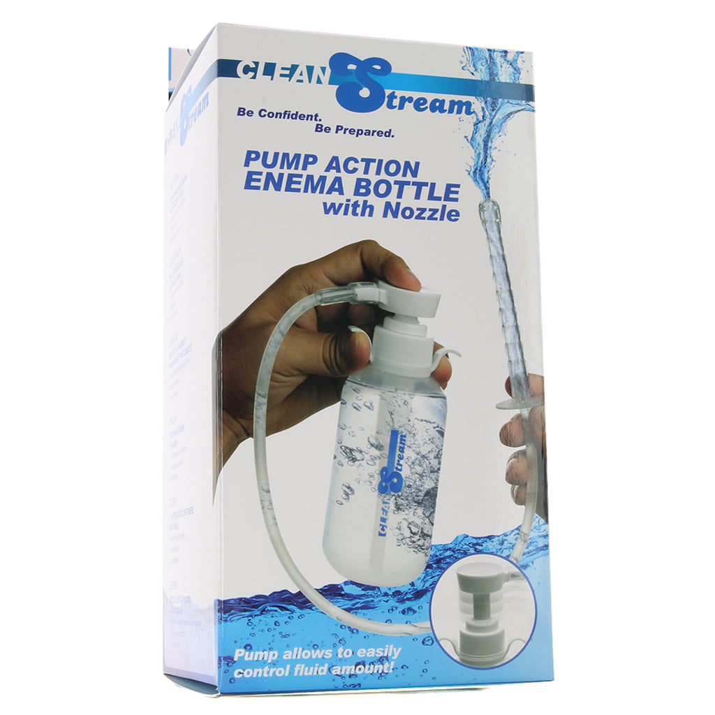 Clean Stream Pump Action Enema Bottle with Nozzle Anal Sex Toys > Douche and Enema - Tophatter Daily Deals