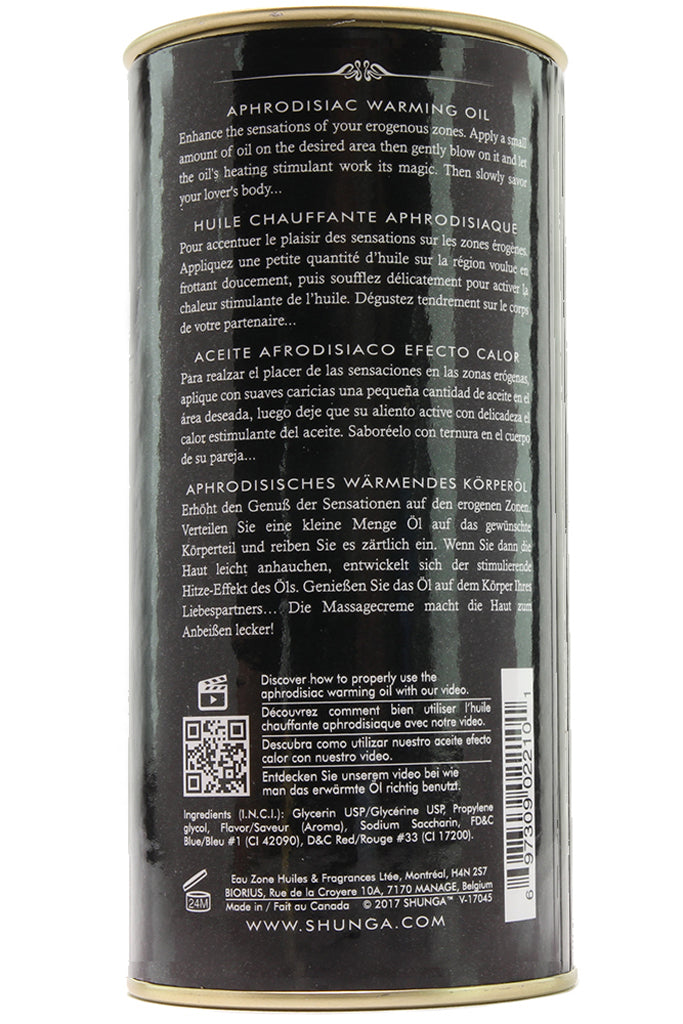 Aphrodisiac Warming Oil 3.5oz/100ml in Coconut Thrills - Tophatter's Adult Products Sensual Love > Massage - Tophatter Daily Deals
