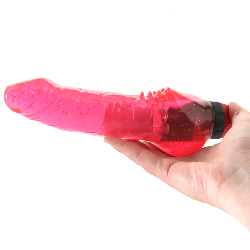 Hot Pinks Clitterific 8 Inch Vibe - Tophatter's Adult Products Vibrators > Realistic Vibrator Dildos - Tophatter Daily Deals
