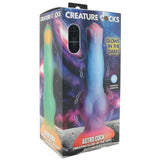 Creature Cocks Astro Cock Vibrating Glow Dildo Vibrators > G-Spot Vibrators - Tophatter Daily Deals