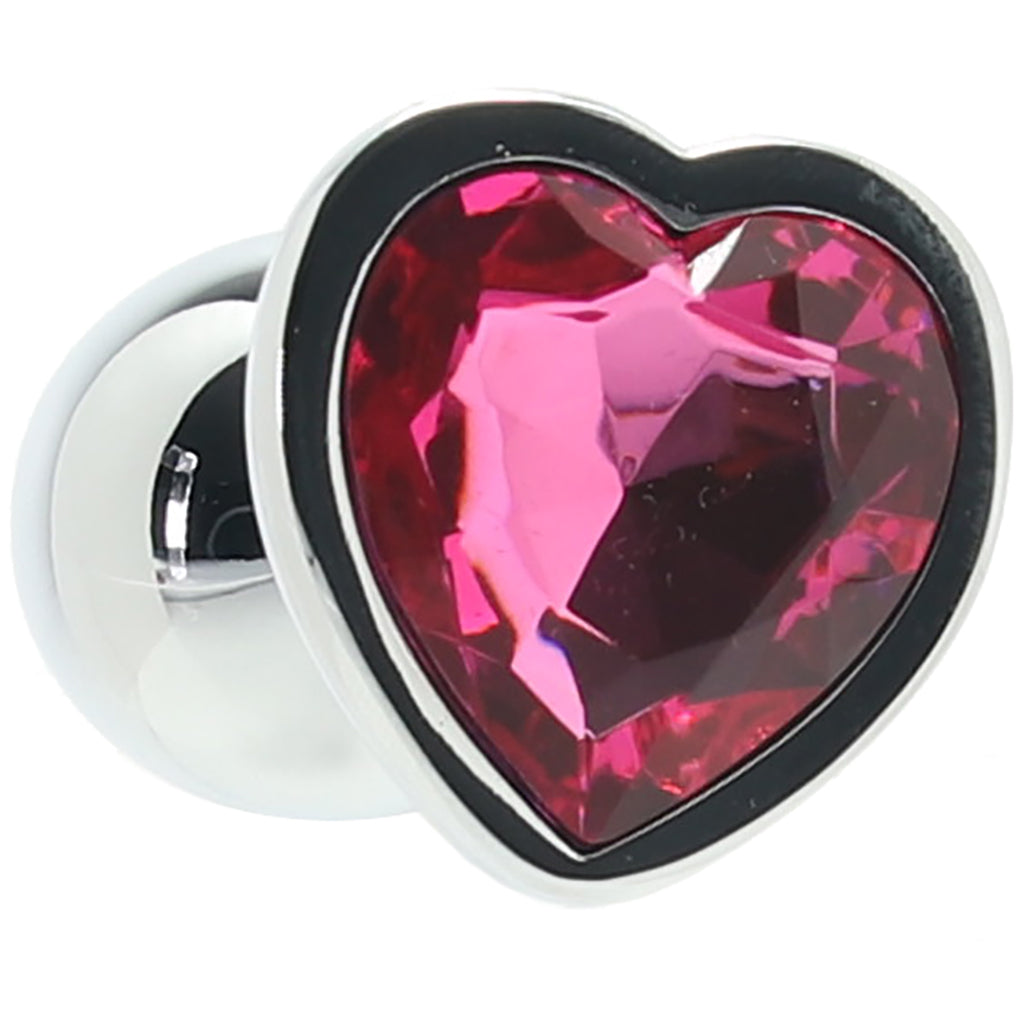 Ouch! Pink Heart Gem Plug in Small - Tophatter's Adult Products Anal Sex Toys > Butt Plugs - Tophatter Daily Deals