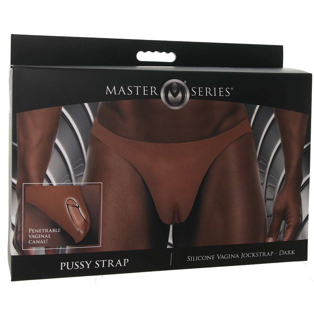 Master Series Pussy Strap Silicone Jockstrap in Dark Sexual Wellness > Gender Expression and Affirmation - Tophatter Daily Deals