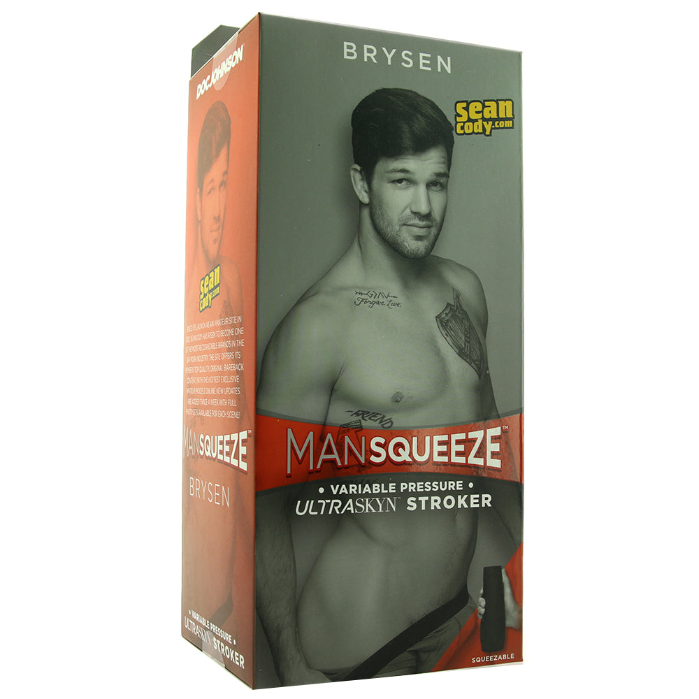Man Squeeze Brysen ULTRASKYN Stroker - Tophatter's Adult Products Male Masturbators > Self-Contained Strokers - Tophatter Daily Deals