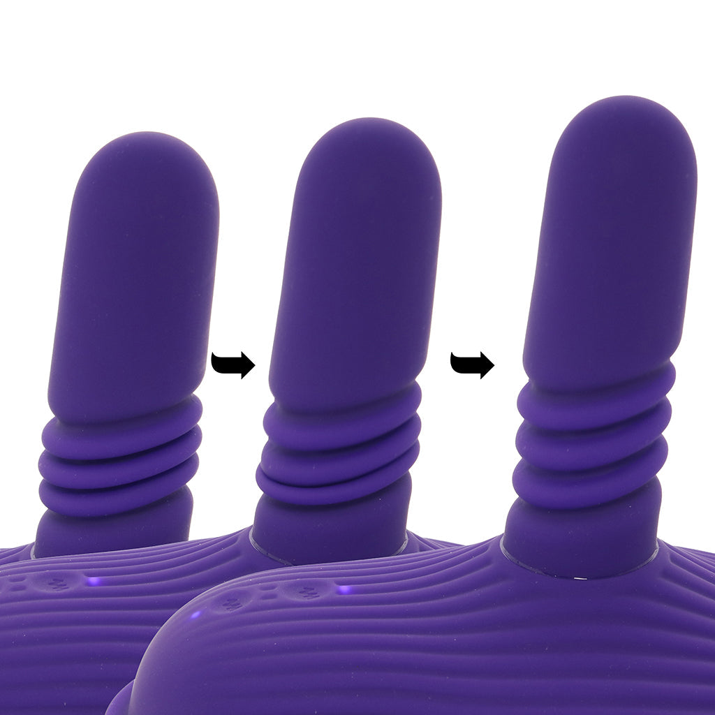 PinkCherry Thrust & Grind Hands-Free Vibe Thrusting Dildos & Vibrators - Tophatter Daily Deals