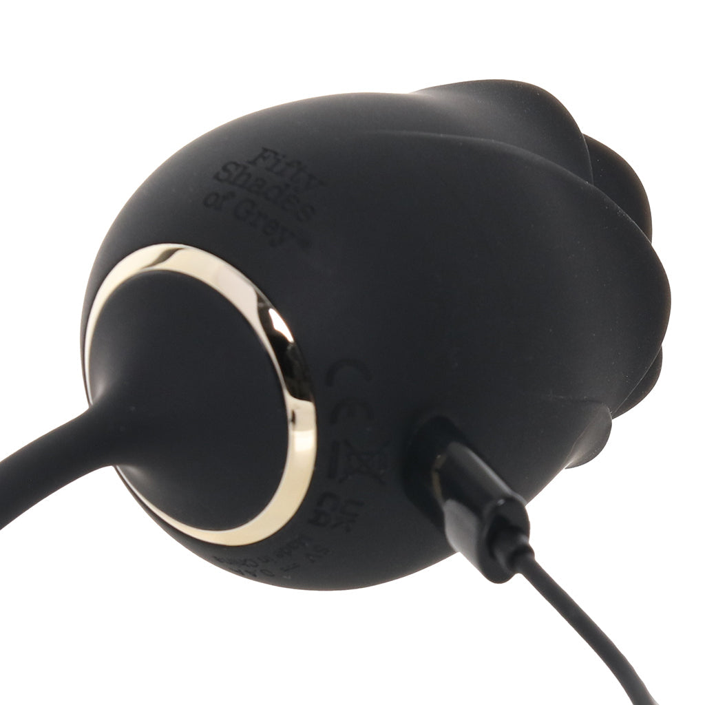 Dark Blushing Rose with Vibrating Egg Vibrators > Clitoral Stimulators - Tophatter Daily Deals