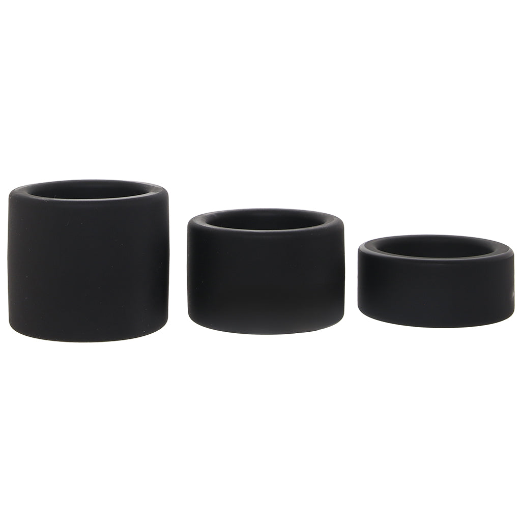 LEVELZ 3 Piece Silicone Ball Strap Set Cock Rings - Tophatter Daily Deals