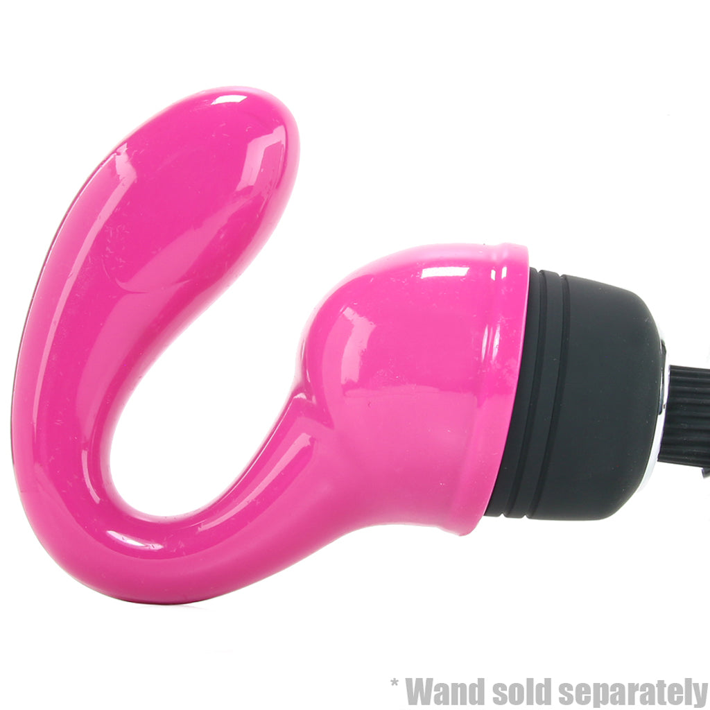 Wand Essentials Deep Glider Curved G-Spot Attachment Vibrators > Wands - Tophatter Daily Deals
