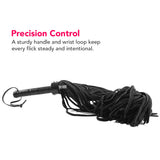 Long Suede Flogger in Black Bondage and Fetish > Whips and Crops - Tophatter Daily Deals