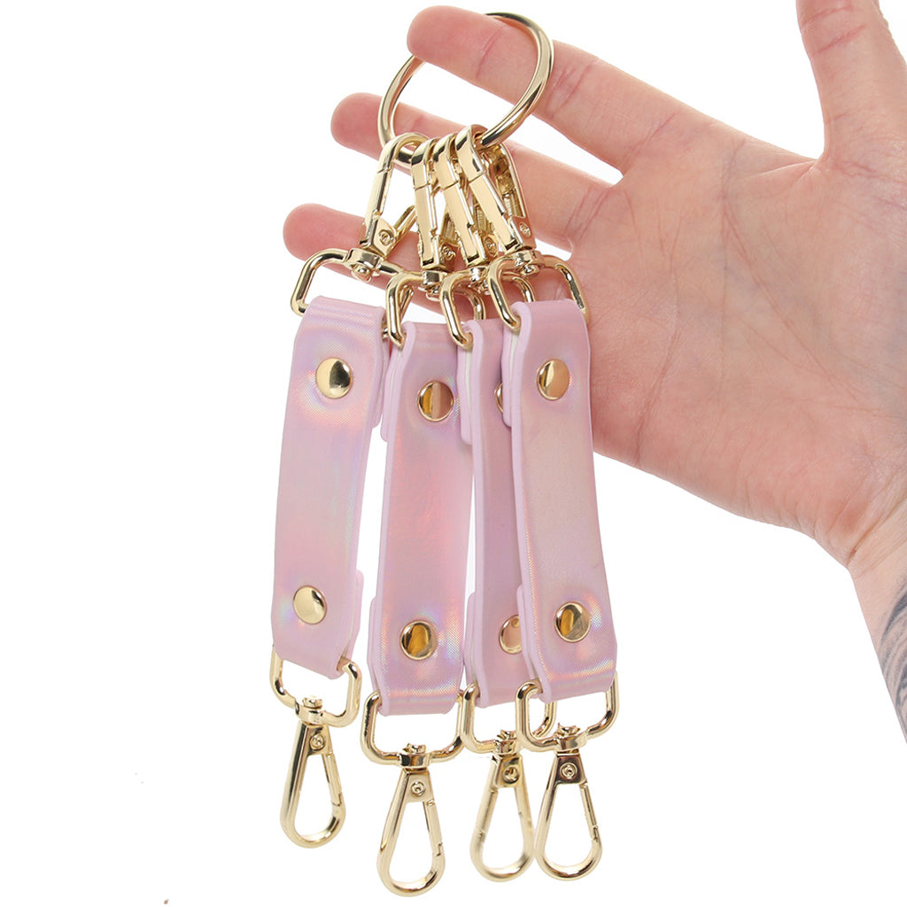 Ouch! Paris Collection Hogtie Connectors in Pink Bondage and Fetish > Restraints - Tophatter Daily Deals