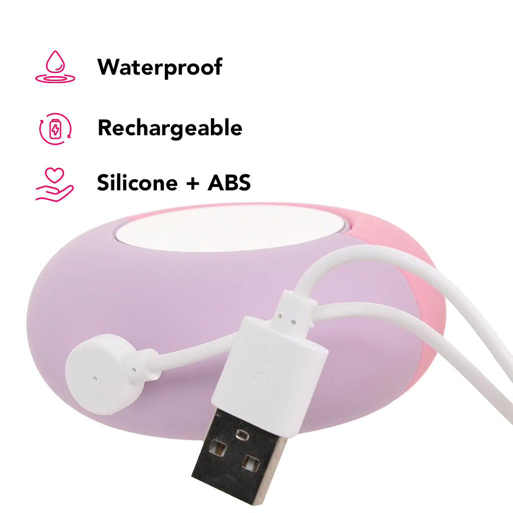 Play with Me Pout & Play Compact Dual Vibe Vibrators > Clitoral Stimulators - Tophatter Daily Deals