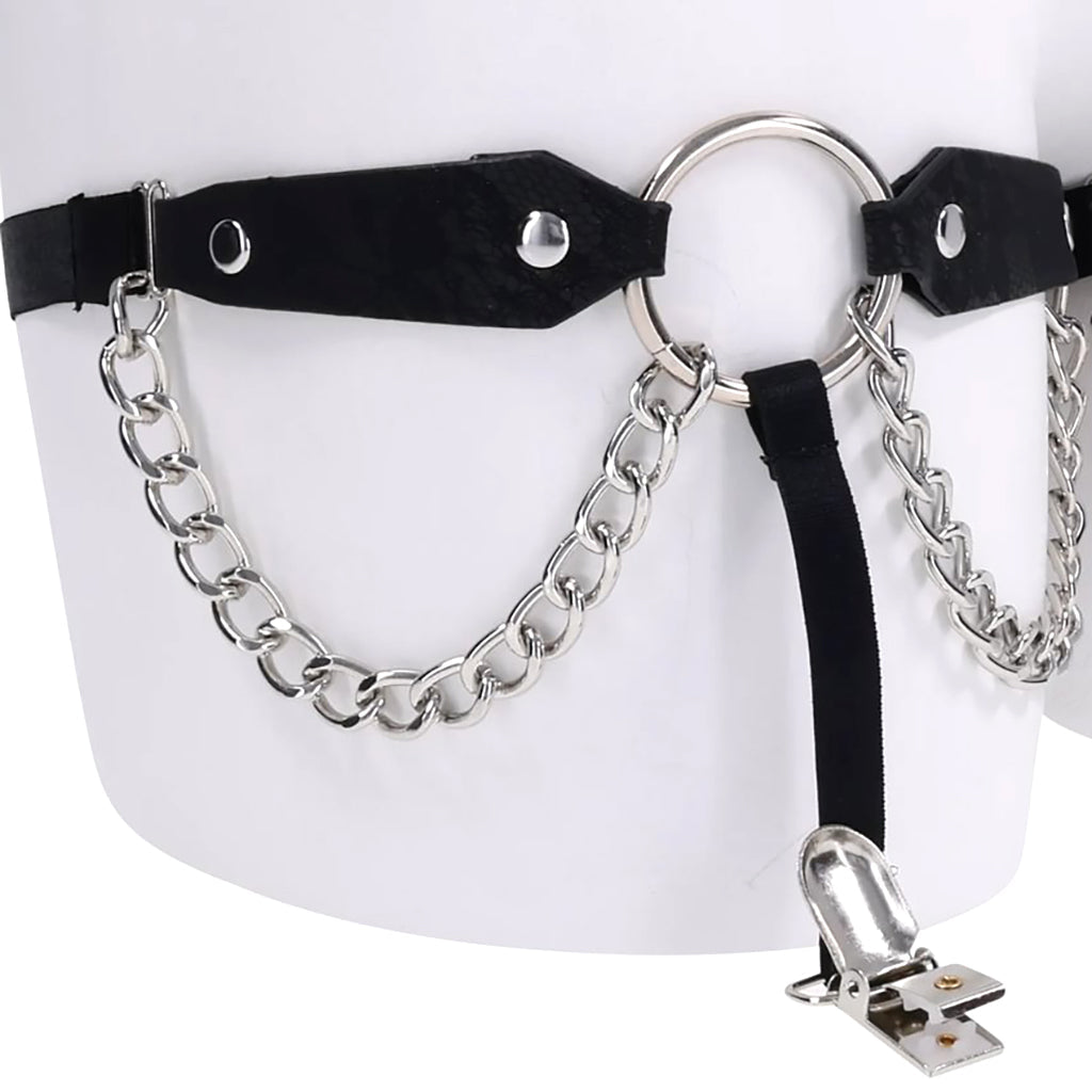 Sex & Mischief Chain Lace Garters Bondage and Fetish > Tools & Accessories - Tophatter Daily Deals