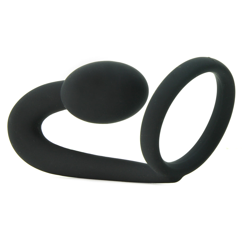 Prostatic Play Explorer Silicone Cock Ring & Prostate Plug Anal Sex Toys > Prostate Massagers - Tophatter Daily Deals