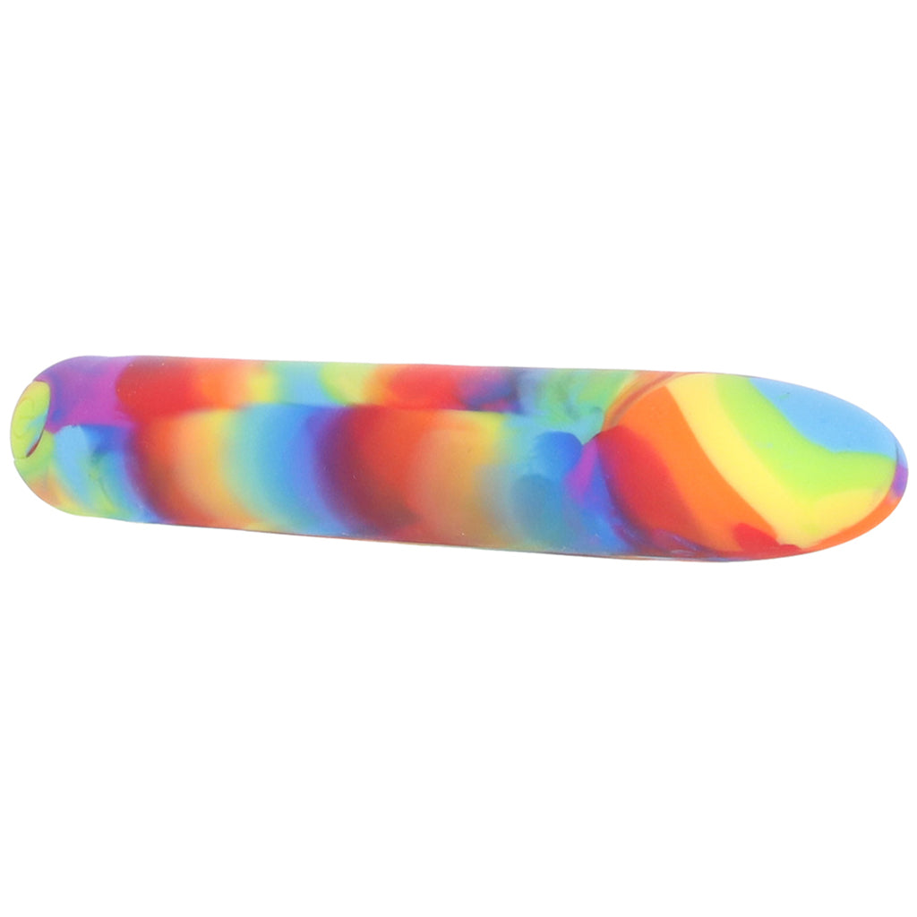 Bang! Rainbow Silicone Slim Vibe - Tophatter's Vibrator Deals Online Vibrators > Traditional Vibrators - Tophatter Daily Deals