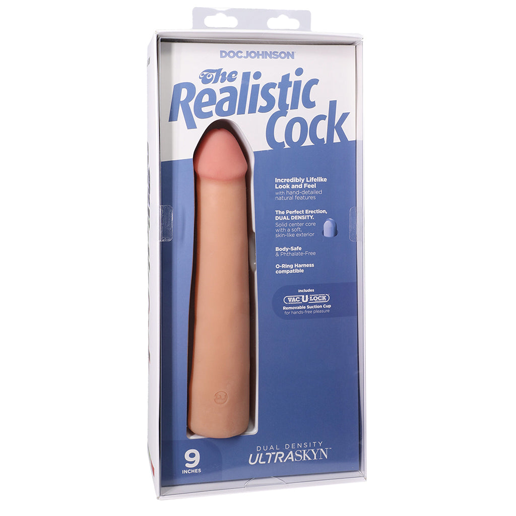 The Realistic 9 Inch Cock in Vanilla - Tophatter's Adult Sex Toys Online Dildo Sex Toys > Realistic Dildos - Tophatter Daily Deals