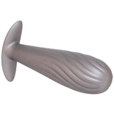 Ouch! Smooth Silicone Ribbed Butt Plug in Gun Metal Anal Sex Toys > Butt Plugs - Tophatter Daily Deals