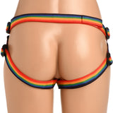 Ride the Rainbow Universal Rainbow Strap-On Harness Dildo Sex Toys > Strap-On and Harnesses - Tophatter Daily Deals