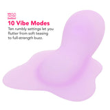 Play with Me Flutter Love Clitoral Vibe with Remote Vibrators > Clitoral Stimulators - Tophatter Daily Deals
